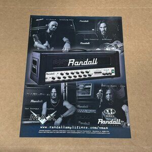 CJ Pierce / Connolly / Dan Donegan / Kelly Hayes - Randall Amps - 2002 Print Ad